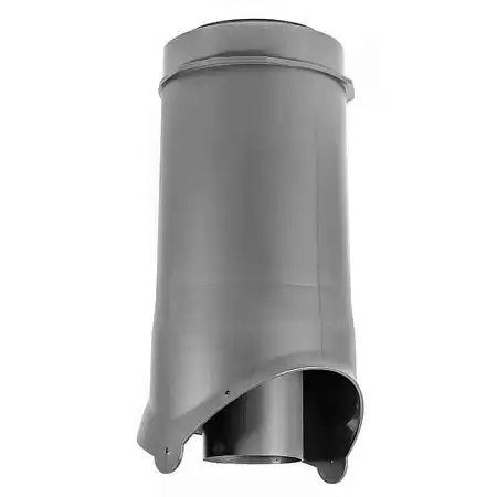 Изолированный вентиляционный выход Pipe-VT 100is/125/500 Krovent (Кровент) для канализации, серый