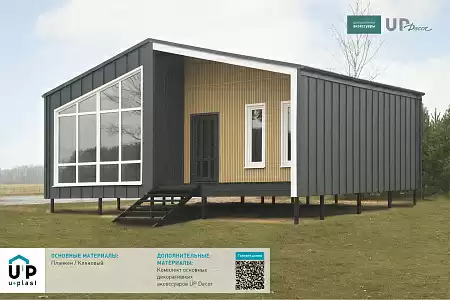 Сайдинг Timberblock Ю-Пласт, планкен седой, 3000х240 мм Сайдинг Timberblock Ю-Пласт, планкен седой, 3000х240 мм