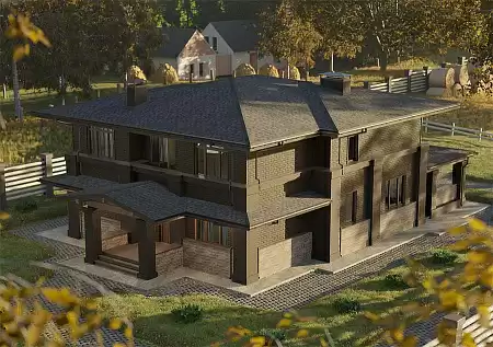 Ламинированная битумная черепица Docke Premium Dragon, Ежевика, 2,38 м2/уп