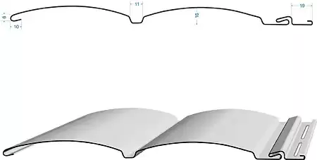 Сайдинг блок-хаус Docke Premium D4,7T, 3.60*0.243 м, банан
