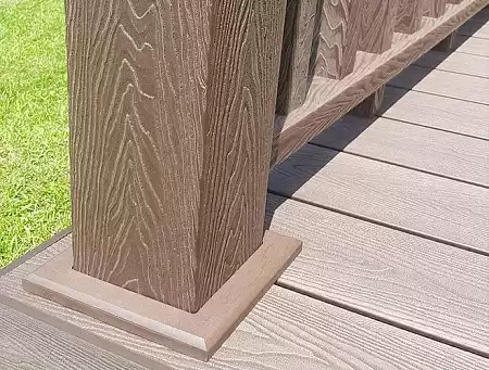 Столб TalverWood, 125x125x3000 мм, венге