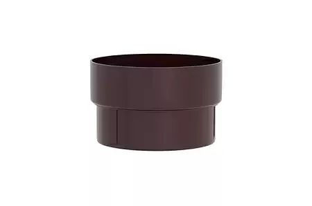 Муфта трубы ПВХ Grand Line 135/90 мм, RAL 8017 шоколад
