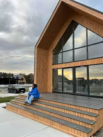 Ступень полнотелая TalverWood 3D фактура дерева, 4000х320х25, Венге