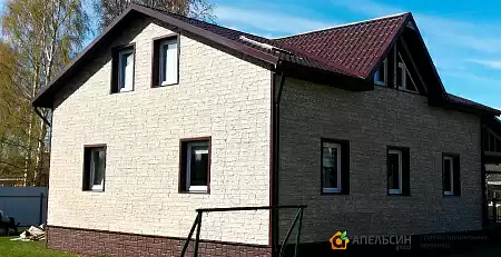 Монтаж фасада панелями Grand Line в Озерках