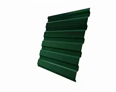 Профнастил С20А Гранд Лайн / Grand Line 0.4 PE Zn 100, цвет RAL 6005 (зеленый мох)