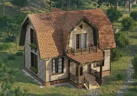 Ламинированная битумная черепица Docke Dragon STANDARD, Светло-коричневый, 2,38 м2/уп