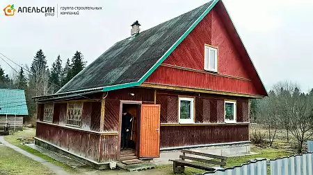 Монтаж фасада панелями Docke и кровли металлочепепицей Grand Line в пос. Курголово
