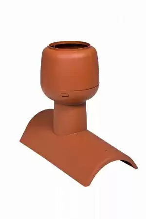 Коньковый аэратор H-T Alipai Vilpe (Вилпе) для вентиляции черепичной кровли и чердачных помещений, кирпичный