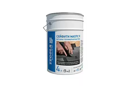Мастика Tegola Сейфити Mastic R, 4 л