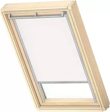 Блэкаут шторы на направляющих Velux DKL SK06, 114х118, белый