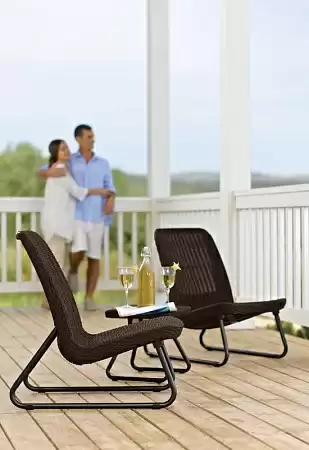 Набор для балкона Rio patio set Keter (Кетер), цвет графит