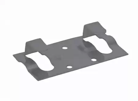 Кляймер стартовый для монтажа наличника GRINDERDECO, 32x13x75  мм, серый, упаковка 8 шт.