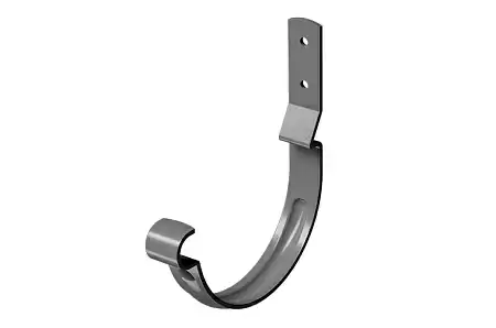 Карнизный крюк короткий Docke STAL PREMIUM D125, RAL 7024 графит