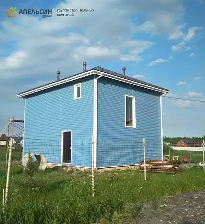 Монтаж фасада сайдингом Docke в д. Лесколово