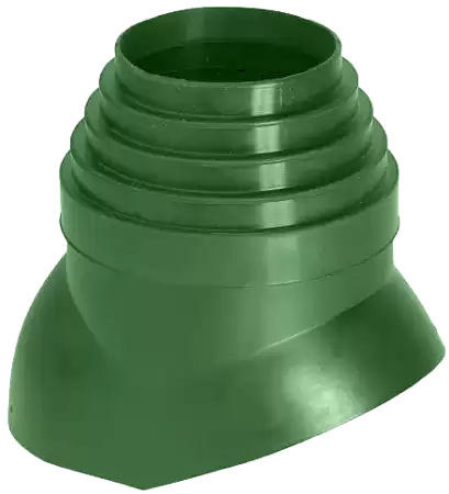 Антенный выход для антенн и труб D 12-90mm зелёный