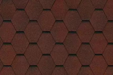 Гибкая черепица Tegola Comfort Garda, rosso 409