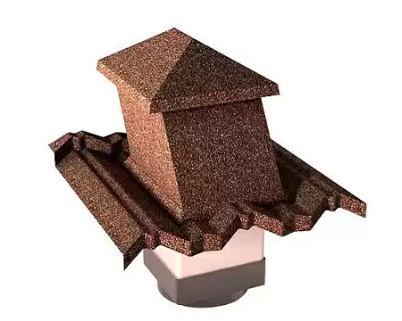 Вентиляционный выход Gerard G 15-45 (пластик), 150х150 мм, chestnut (121)