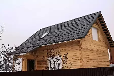 Металлочерепица Гранд Лайн / Grand Line, коллекция Kredo, 0,5 Rooftop бархат Zn 180, цвет RAL 7016 (антрацитово-серый) Металлочерепица Гранд Лайн / Grand Line, коллекция Kredo, 0,5 Rooftop бархат Zn 180, цвет RAL 7016 (антрацитово-серый)