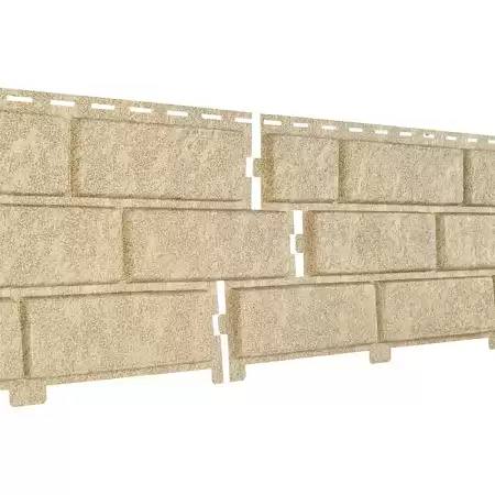 Фасадные (цокольные) панели Ю-Пласт Stone House / Стоун Хаус Кирпич, цвет песочный, 3025х230 мм Фасадные (цокольные) панели Ю-Пласт Stone House / Стоун Хаус Кирпич, цвет песочный, 3025х230 мм