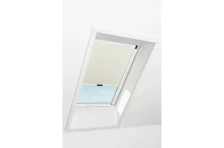 Штора рулонная затемняющая Roto ZRV M, 94x140, линии бежевый