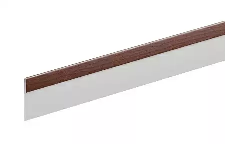 Финишная планка Aquasystem, PE 0.45 (Zn140), 2.0 м, RAL 8017 коричневый
