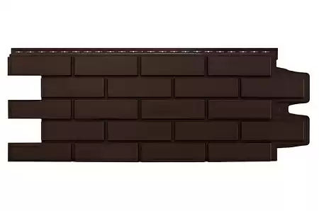 Фасадная панель Grand Line Classic, Клинкерный кирпич 1105х417 мм, шоколадный