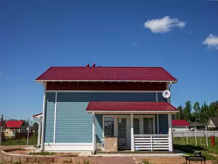Волновой профиль Grand Line Modern, 0,4 PE, Zn 100, RAL 3005 красное вино
