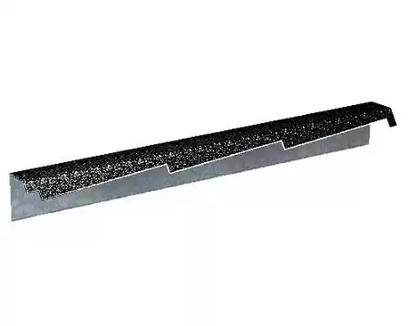 Фронтонная планка резная Gerard, правая, 1200 мм, dark silver (481)