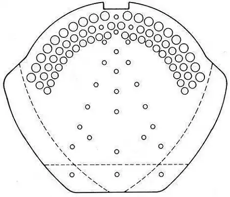 Коньковый торцевой элемент ПВХ Braas (Браас), цвет коричневый
