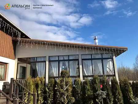 Монтаж водосточной системы Grand Line в д. Иннолово