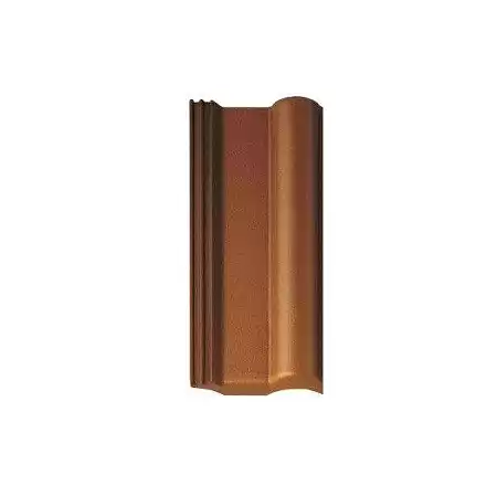 Половинчатая черепица Braas (Браас), серия Франкфуртская, цвет коричневый, 420х180 мм Половинчатая черепица Braas (Браас), серия Франкфуртская, цвет коричневый, 420х180 мм