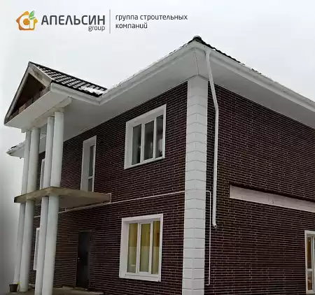 Монтаж фасада панелями Альта Профиль в д. Коваши