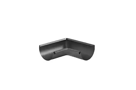 Угол желоба внутренний 90° D125 Aquasystem PU Matt, RAL 7024 графит