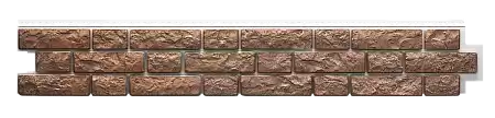 Виниловый сайдинг Docke LUX BERGART, 1.8х0.28 м, кедровый орех