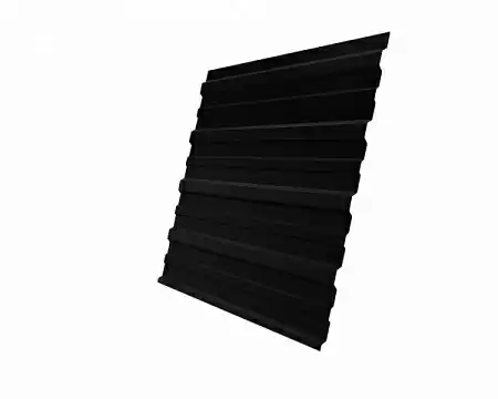 Профнастил С10А Гранд Лайн / Grand Line 0.5 PurPro Matt Zn 275, цвет RAL 9005 (черный янтарь)