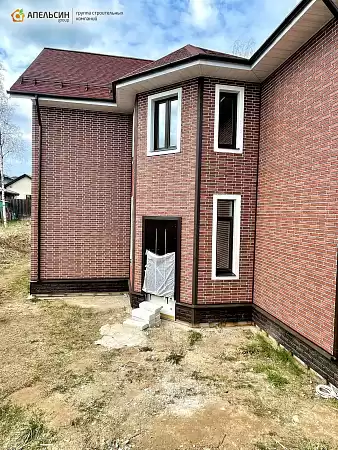 Монтаж фасадных панелей Альта Профиль Кирпич Рижский