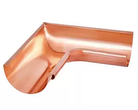 Угол внутренний 90° D125 Aquasystem, медь