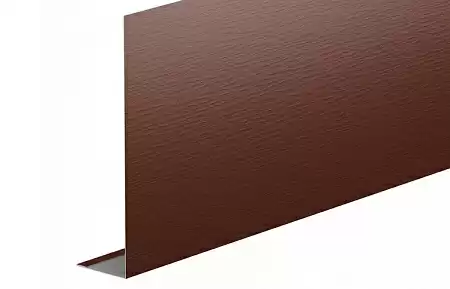 L-профиль 50/200 Aquasystem, Pural 0.5, 2.0 м, RAL 8017 коричневый