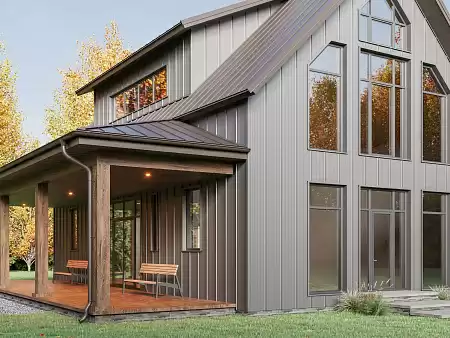 Пристенная планка в штробу Aquasystem, Rooftop Бархат, 20х50х20, RAL 7024 темно-серый