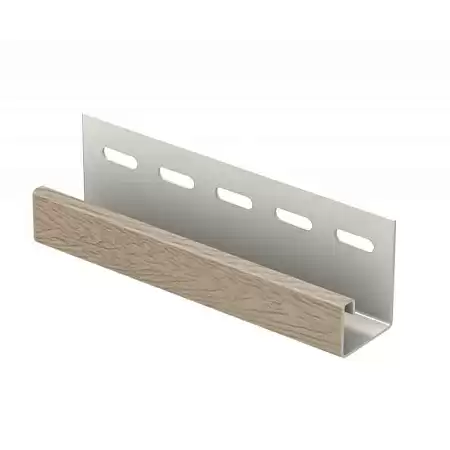 J-планка Ю-Пласт Hokla Скандинавия, 3000 мм, древесный тауп J-планка Ю-Пласт Hokla Скандинавия, 3000 мм, древесный тауп