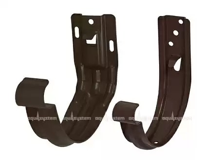 Крюк крепления желоба универсальный D150 Aquasystem Pural Matt, RR 32 темно-коричневый