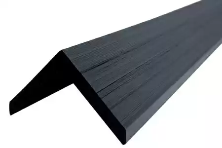 Уголок ДПК  для стеновой панели NauticPrime, 50*50*4000мм, цвет Тёмно-серый