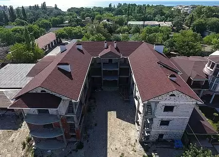 Гибкая черепица Docke Standard Сота, Красный, 3 м2/уп