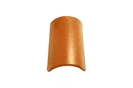 Коньковая черепица Braas (Браас), серия Таунус, цвет красный, 450х250 мм