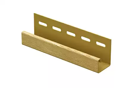 J-планка Timberblock Ю-Пласт, дуб золотистый, 3050 мм J-планка Timberblock Ю-Пласт, дуб золотистый, 3050 мм