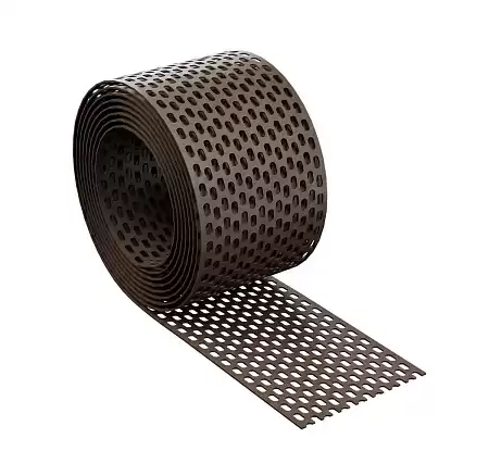 Карнизная сетка Eurovent Eaves Grate, 100 мм x 5 м, RAL 8019 темно-коричневый