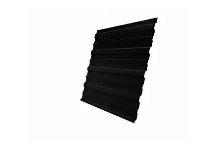 Профнастил С10А Grand Line 0.5 Velur X, RAL 9005 черный янтарь