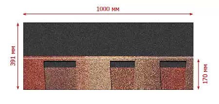 Ламинированная битумная черепица Docke Premium Dragon, Савоярди, 2,38 м2/уп Ламинированная битумная черепица Docke Premium Dragon, Савоярди, 2,38 м2/уп
