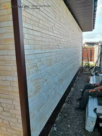 Монтаж фасадными панелями Grand Line в д. Дятлицы
