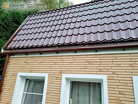 Монтаж металлочерепицы Grand Line и фасадных панелей Docke в пос. Новое Токсово